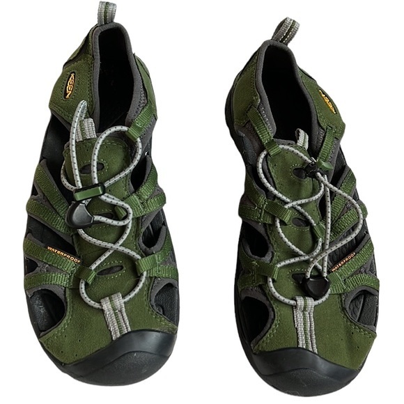 Keen Whisper Jade Green Neutral Gray Water Shoe - Picture 2 of 10